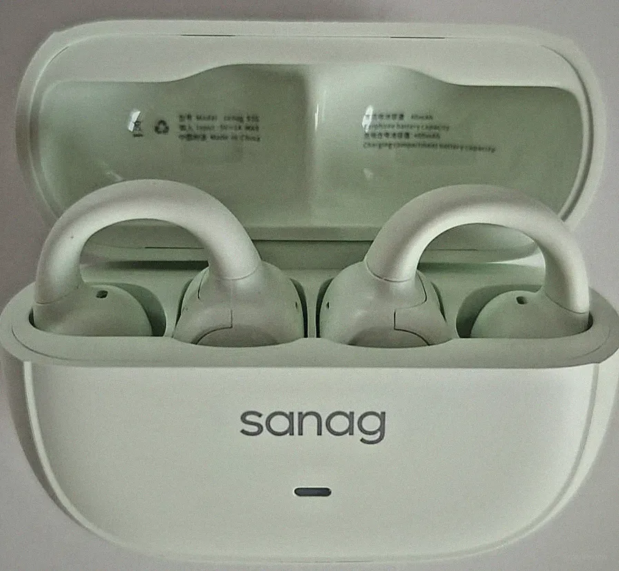 Sanag Bluetooth Kopfhörer Kabellos mit Open-Ear Wireless Sport Frühling Grün