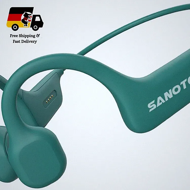 Sanoto Knochenschall Kopfhörer Bluetooth 5 3 Wasserdicht Sport Kopfh