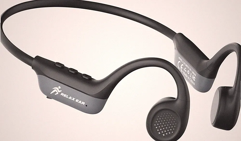 SANOTO Knochenschall Kopfhörer, Open Ear Kopfhörer Bluetooth 6.0 Bone Conduction