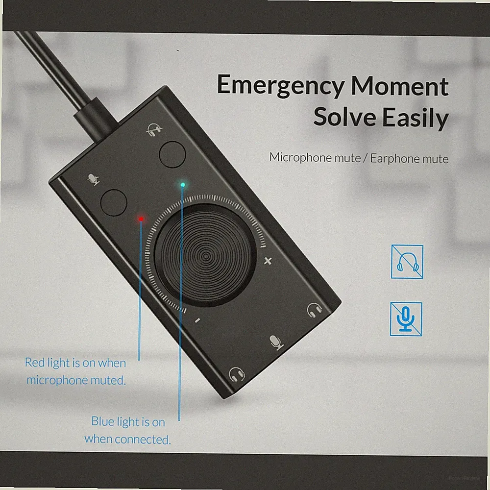 SC2 USB-Soundkarte Für Externe Kopfhörer Desktop-PC Notebook Oder Konvert