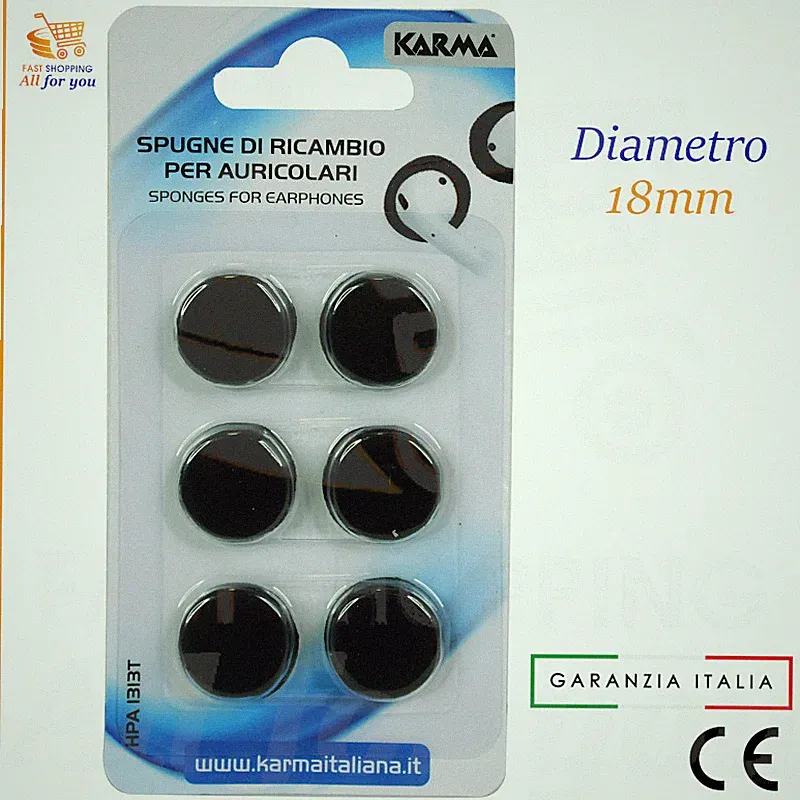 Schaumstoff Ohrschwämme Ersatzteile für 18mm Universal Kopfhörer
