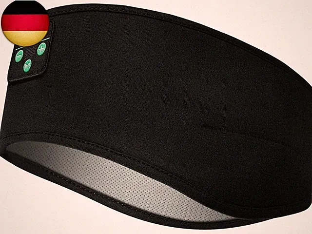 Schlaf Kopfhörer Ohrstöpsel, Kabellos Sport Stirnband Kopfhörer mit HD Stereo La