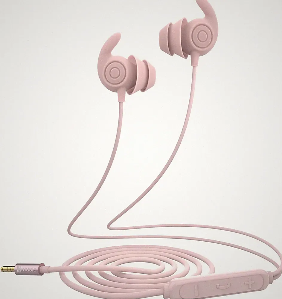 Schlaf Ohrhörer, 30dB Geräuschisolierung, 2g leicht 3,5mm Kopfhörer