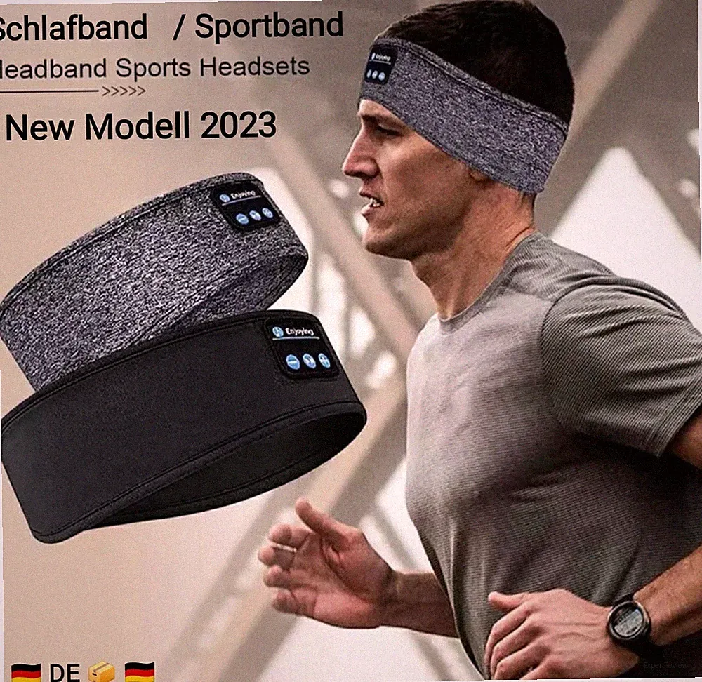✅Schlafhilfe Kopfhörer Kopfband Bluetooth 5.0 Wireless Sport Musik Ohrhörer NEU✅
