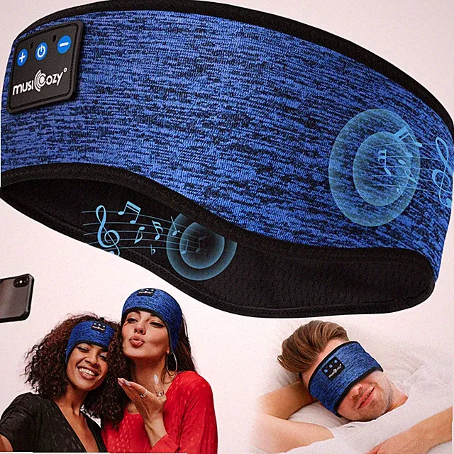 Schlafkopfhörer, Bluetooth 5.4 Kopfhörer Stirnband | Ultradünn für Seitenschl...