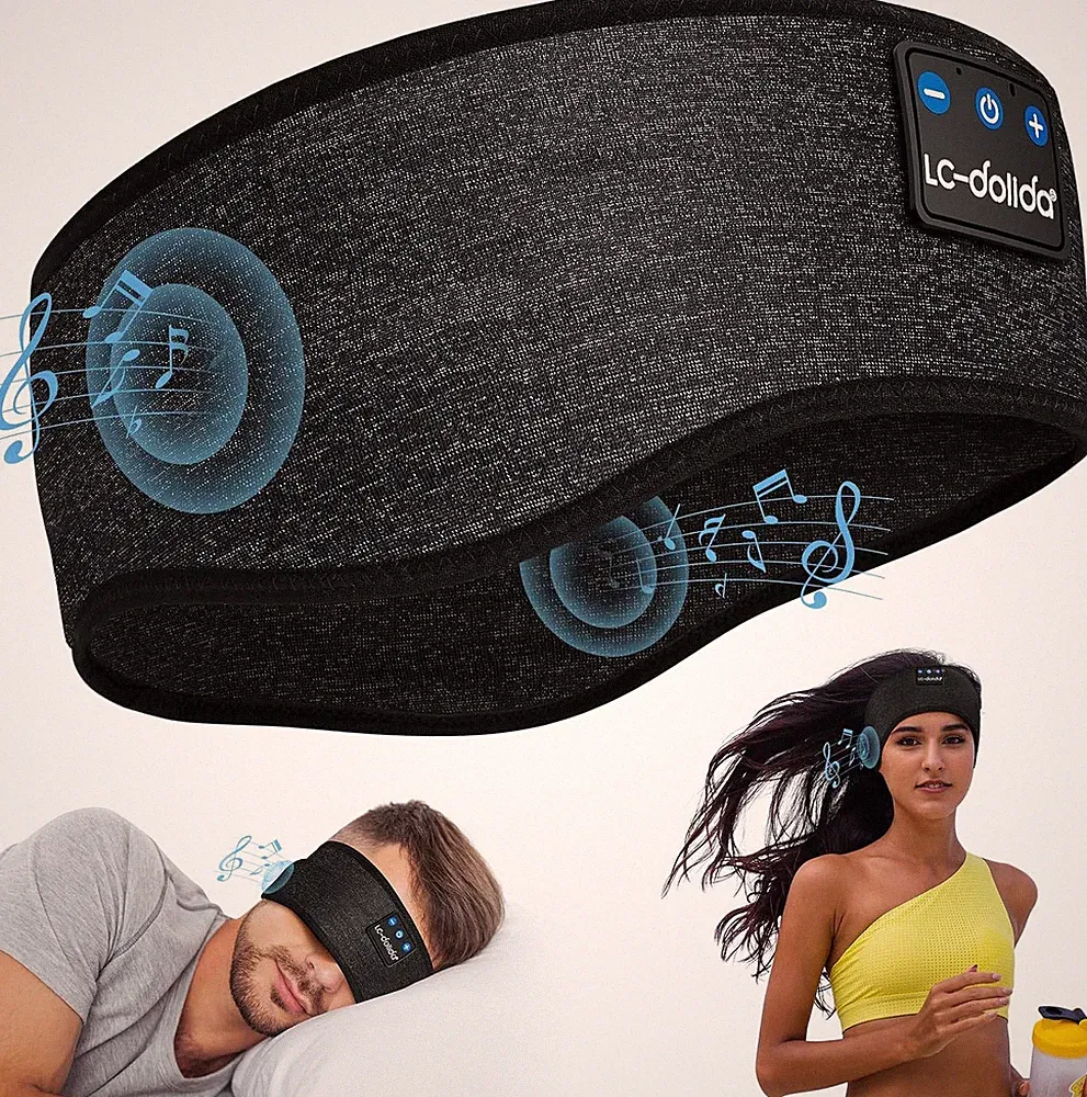 Schlafkopfhörer Bluetooth 5.4, Schlaf Kopfhörer Zum Schlafen Stirnband Kopfhörer