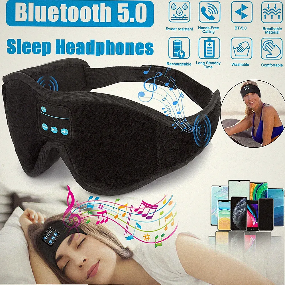 Schlafkopfhörer Bluetooth,Kopfhörer Stirnband Sleepphones Headset für Geschenk