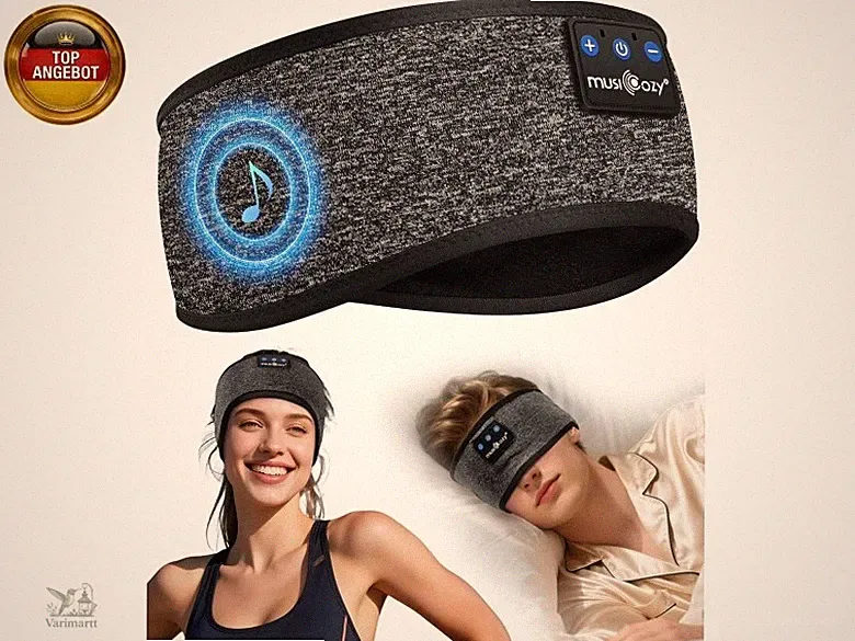 Schlafkopfhörer Bluetooth Kühl Schlaf Kopfhörer Seitenschläfer | Kabellos Sport