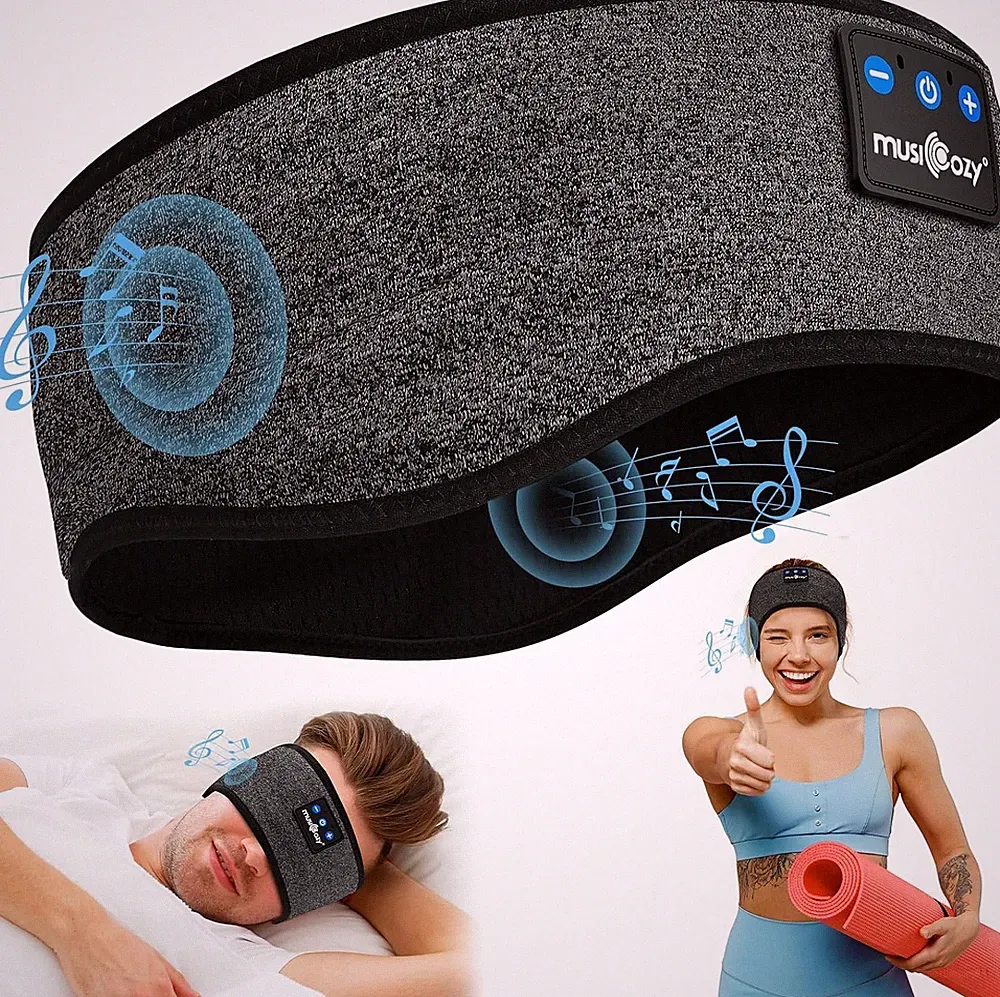 Schlafkopfhörer Bluetooth, Schlaf Kopfhörer Stirnband Schlaf-Ohrhörer Headband K