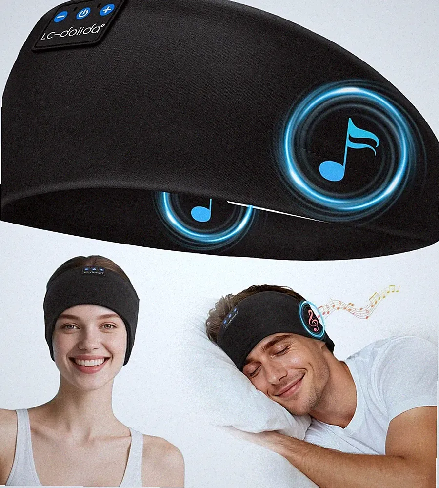 Schlafkopfhörer Bluetooth Stirnband Kopfhörer, Schlafkopfhörer Seitenschläfer Sc