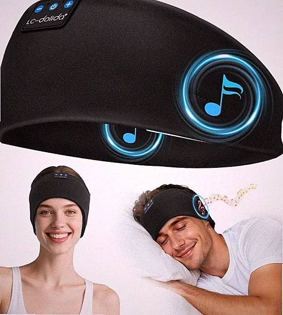Schlafkopfhoerer Bluetooth Stirnband Kopfhoerer Seitenschlaefer 15 Std Schlafen