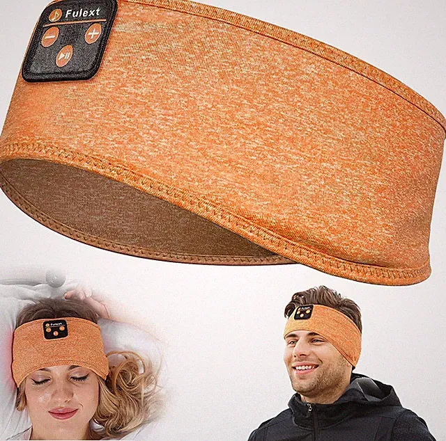 Schlafkopfhörer Bluetooth-Stirnband, Upgrage Soft Sleeping Wireless Music Sport