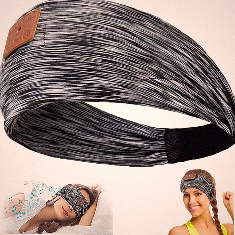 Schlafkopfhörer Seitenschläfer, Musik Stirnband Kopfhörer Bluetooth Sc