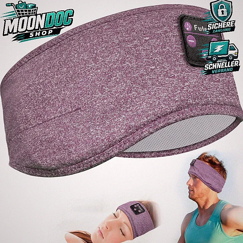 Schlafkopfhörer Sport Stirnband mit Lautsprechern für Training Yoga Reisen