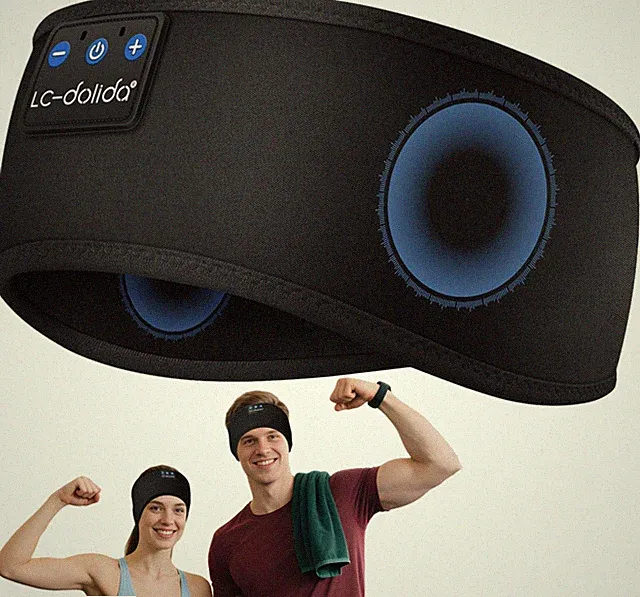 Schlafkopfhörer Stirnband BluetoothSuper Weiche Sleep Headphones Sportskopfhö...