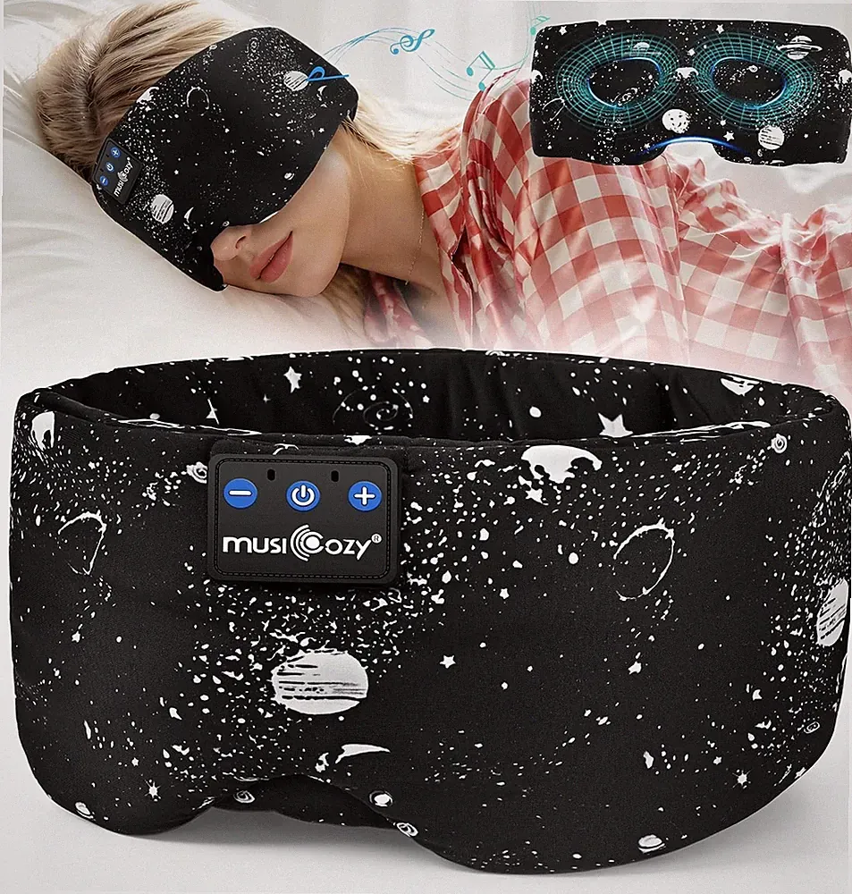 Schlafmaske 3D mit Bluetooth 5.4 Kopfhörer für entspanntes Schlafen