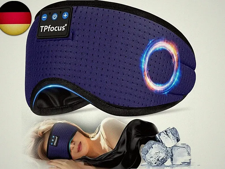 Schlafmaske Kopfhörer Seitenschläfer Schlafmaske Bluetooth Waschbar L