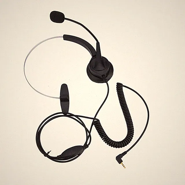 Schnurloses Headset Mit Geräuschunterdrückung 2 5 Mm Klinkenstecker Telefon Hea