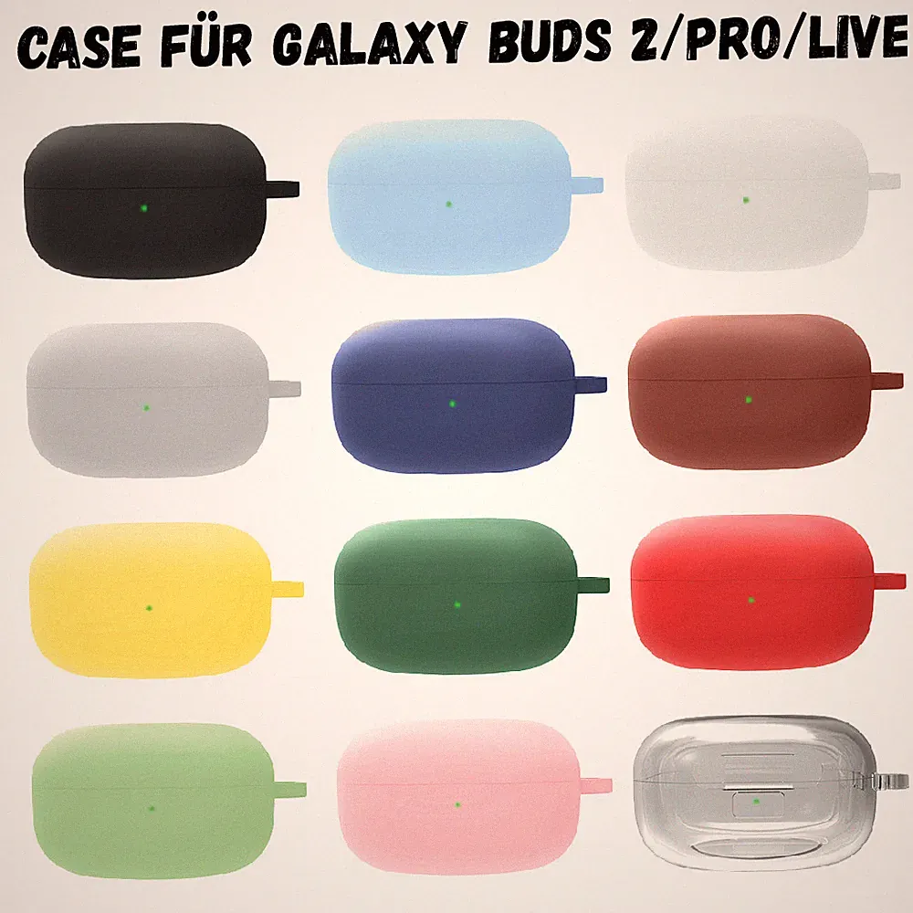 Schutzhülle Case Cover für Samsung Galaxy Buds 2/Pro/LIVE Kopfhörer neu Silikon