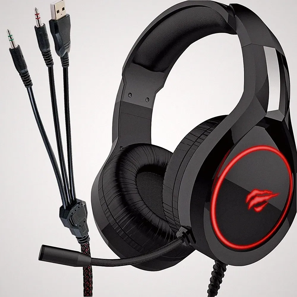 Schwaiger GH50 Gaming Over-Ear Headset Kopfhörer Mikrofon LED Stereo PC Notebook