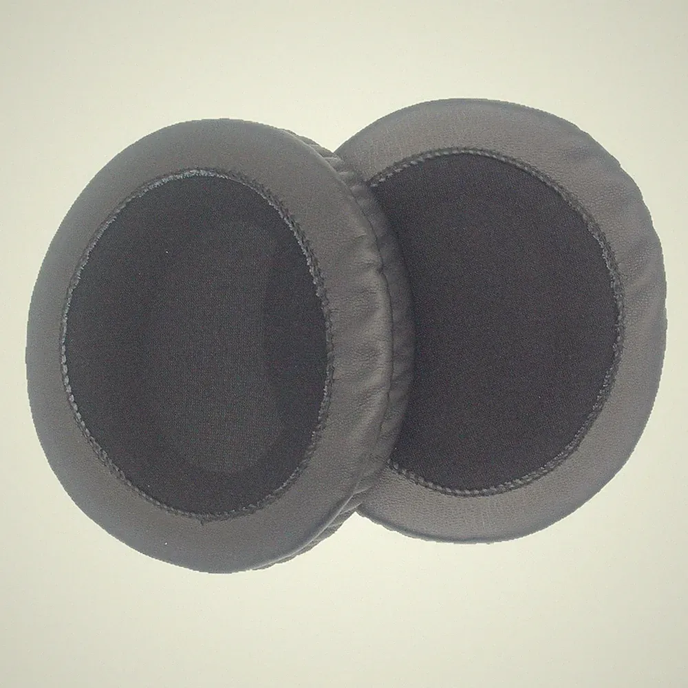 Schwarze Ersatz Ohrpolster 125 x 105 mm für Gaming für Kopfhörer Oval Style