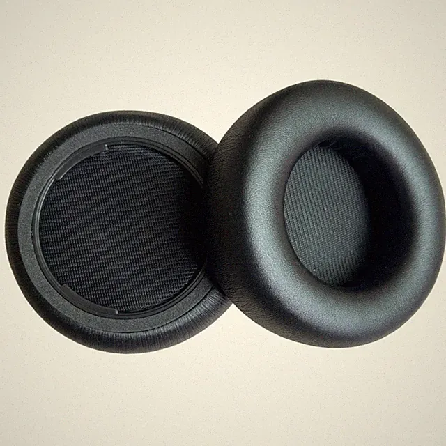 Schwarze Protein Leder Ohrenschützer für Beyerdynamic MMX200 MMX100 MMX150 Kopfhörer