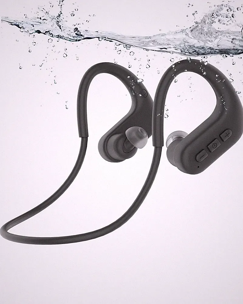 Schwimmen Kopfhörer Knochenschall Bluetooth MP3 Player Wasserdicht IPX8 8GB 12h