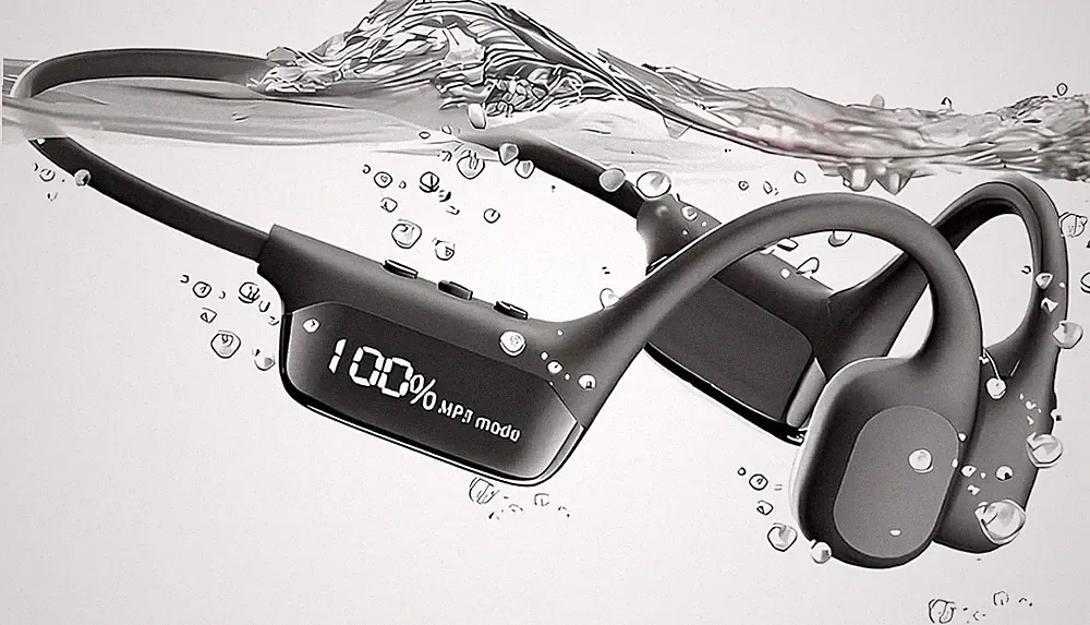 Schwimmkopfhörer Bluetooth 5.4 mit 32 GB MP3-Speicher, IPX8 wasserdichte