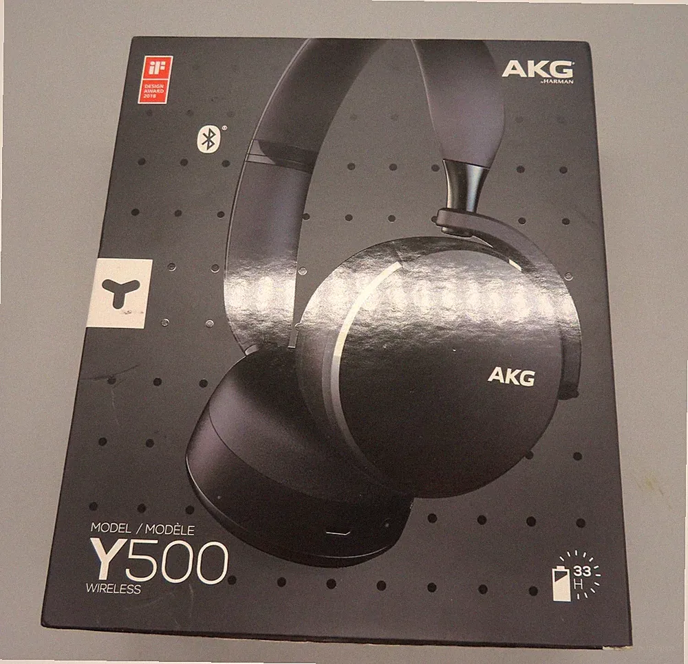 #SE5406# hochwertiger AKG Y 500 On Ear Headphones Kopfhörer *Neu + Versiegelt*