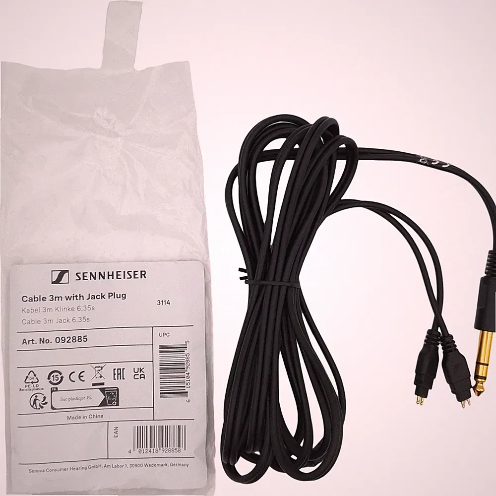 Sennheiser 092885 Anschlusskabel Kopfhörerkabel Kabel Adapterkabel für Kopfhörer