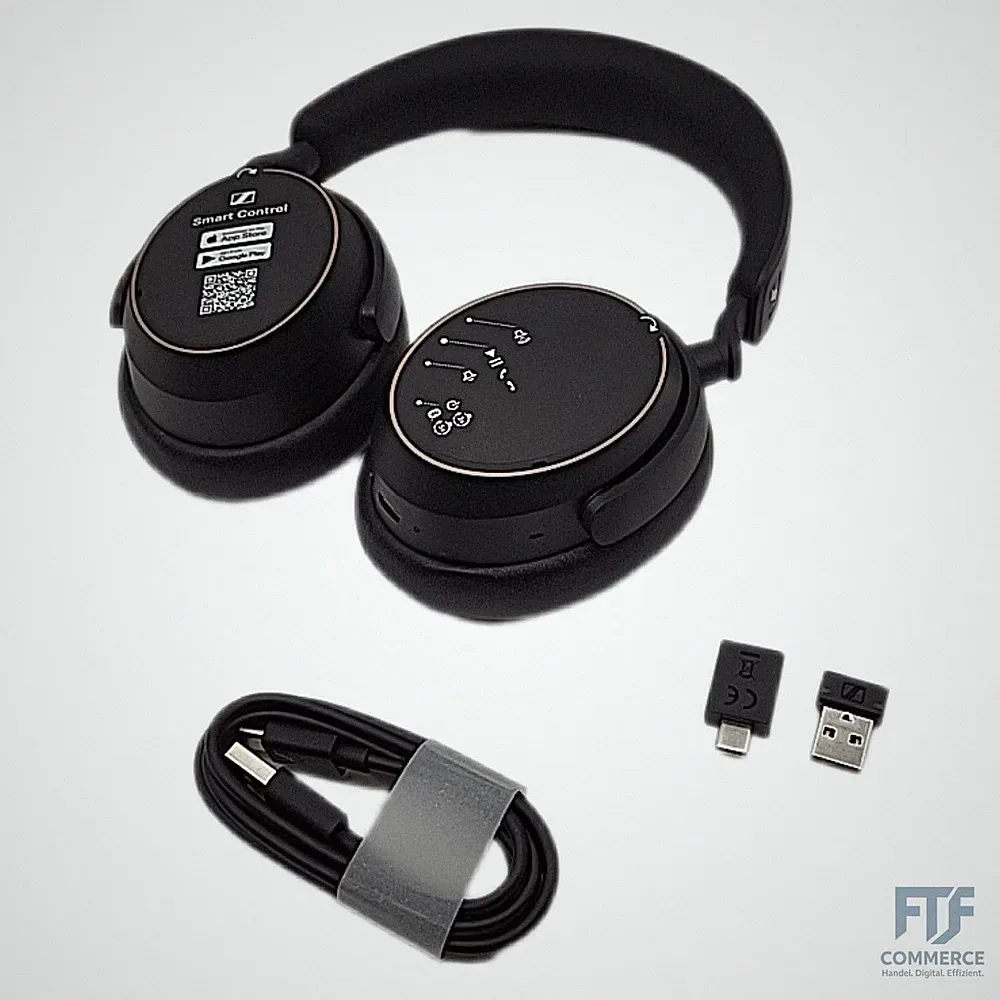 Sennheiser ACCENTUM Kabellose Bluetooth-Kopfhörer, 50 Stunden Akkulaufzeit, Audi