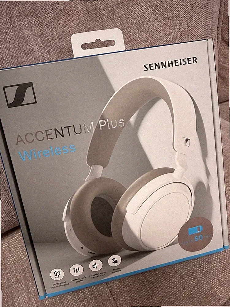 Sennheiser ACCENTUM Plus Wireless Over-Ear Kopfhörer Bluetooth ANC Weiß