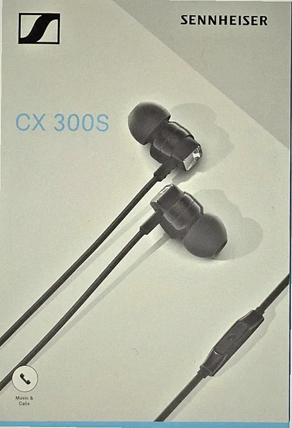 Sennheiser CX 300S In-Ear Kopfhörer schwarz Headset mit Kopfhörer Kabel B-Ware