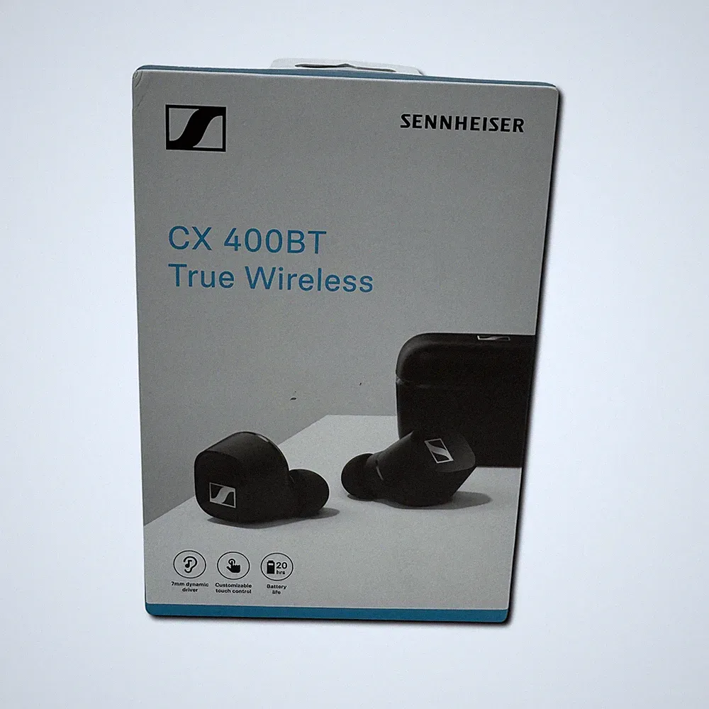 Sennheiser CX 400BT True Wireless Kopfhörer Schwarz In-Ear Headphones OVP Tested