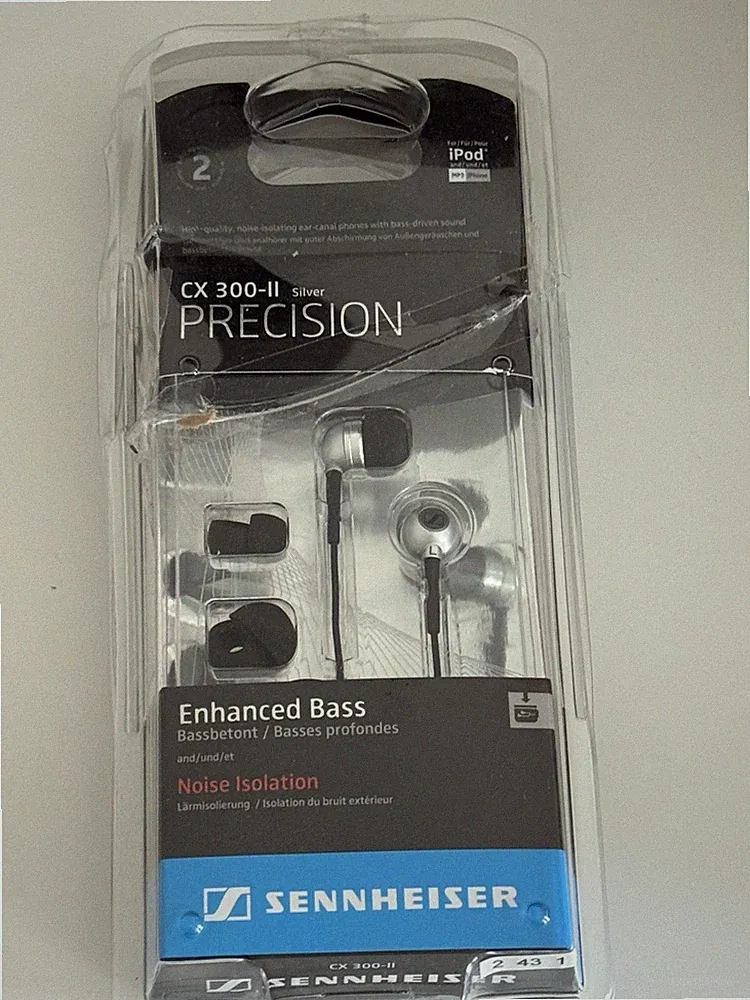 Sennheiser CX300 II CX300-II Präzisions-Bass-In-Ear-Kopfhörer b-ware