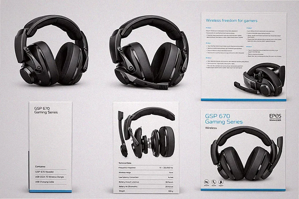 Sennheiser GSP 670 Gaming-Headset Schwarz – Neuwertiger Zustand, in OVP