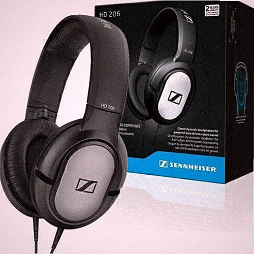 Sennheiser HD 206 Kopfhörer Stereo Dynamik Geschlossen Ohrumschließende C7I H7G2