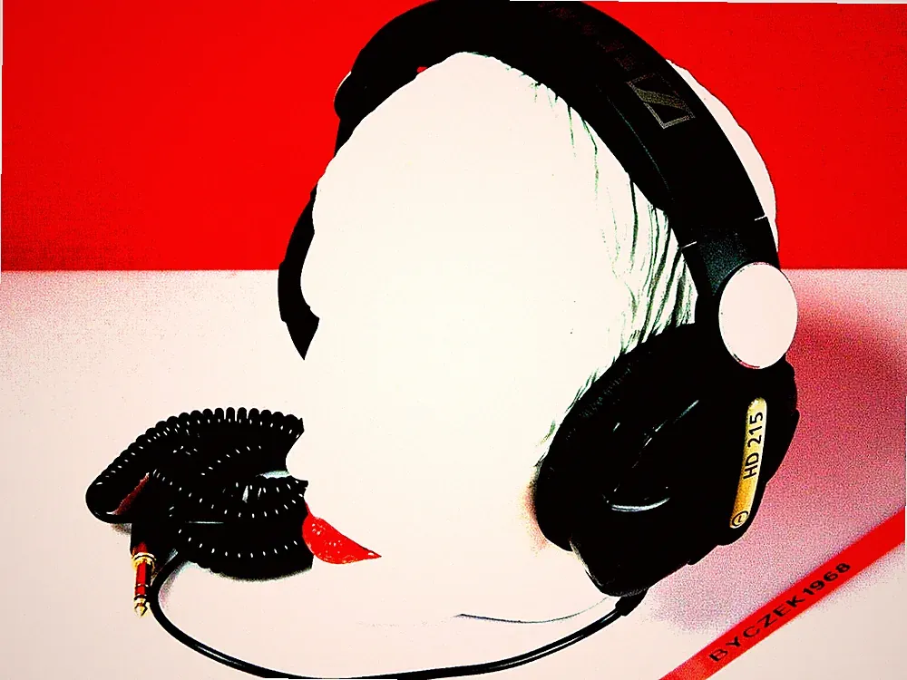 Sennheiser HD - 215 Stereo DJ / Studio - Bügelkopfhörer mit Audiokabel .