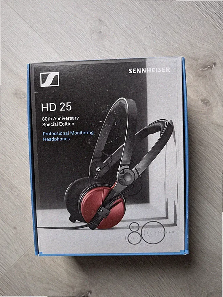 Sennheiser HD 25 Ruby Red 80th Anniversary Edition NEU OVP - Weltweit nur 80 St.
