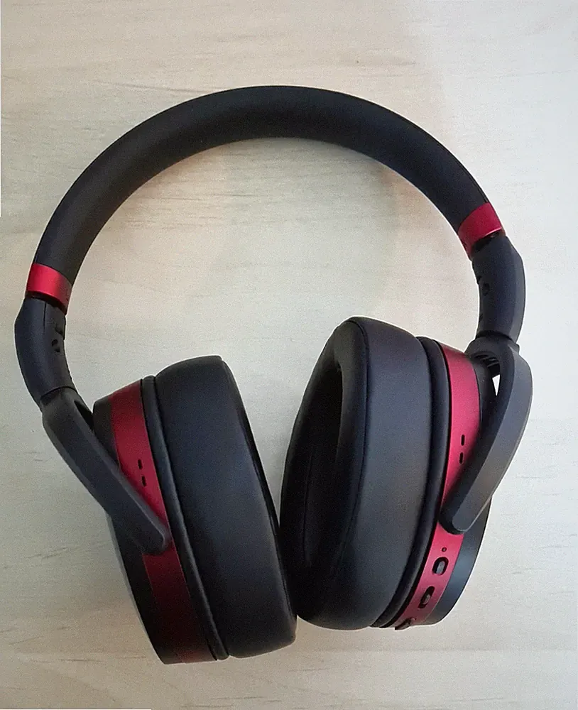 Sennheiser HD 4.50BTNC Kopfhörer Bluetooth Schwarz/Rot - sehr guter Zustand
