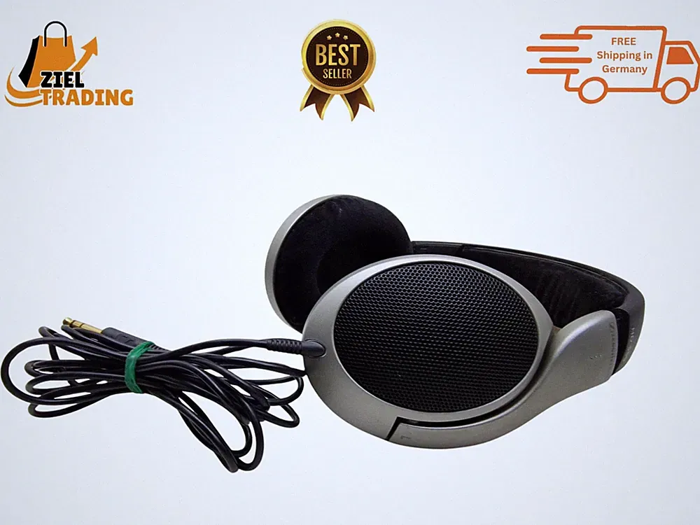 Sennheiser HD 555 Over-Ear Kopfhörer HiFi Stereo Top Zustand Schwarz