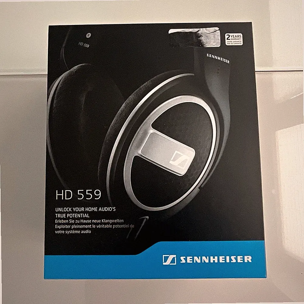 Sennheiser HD 559 Over-Ear Kopfhörer ohrumschließend schwarz 50 Ohm 14-26000 Hz