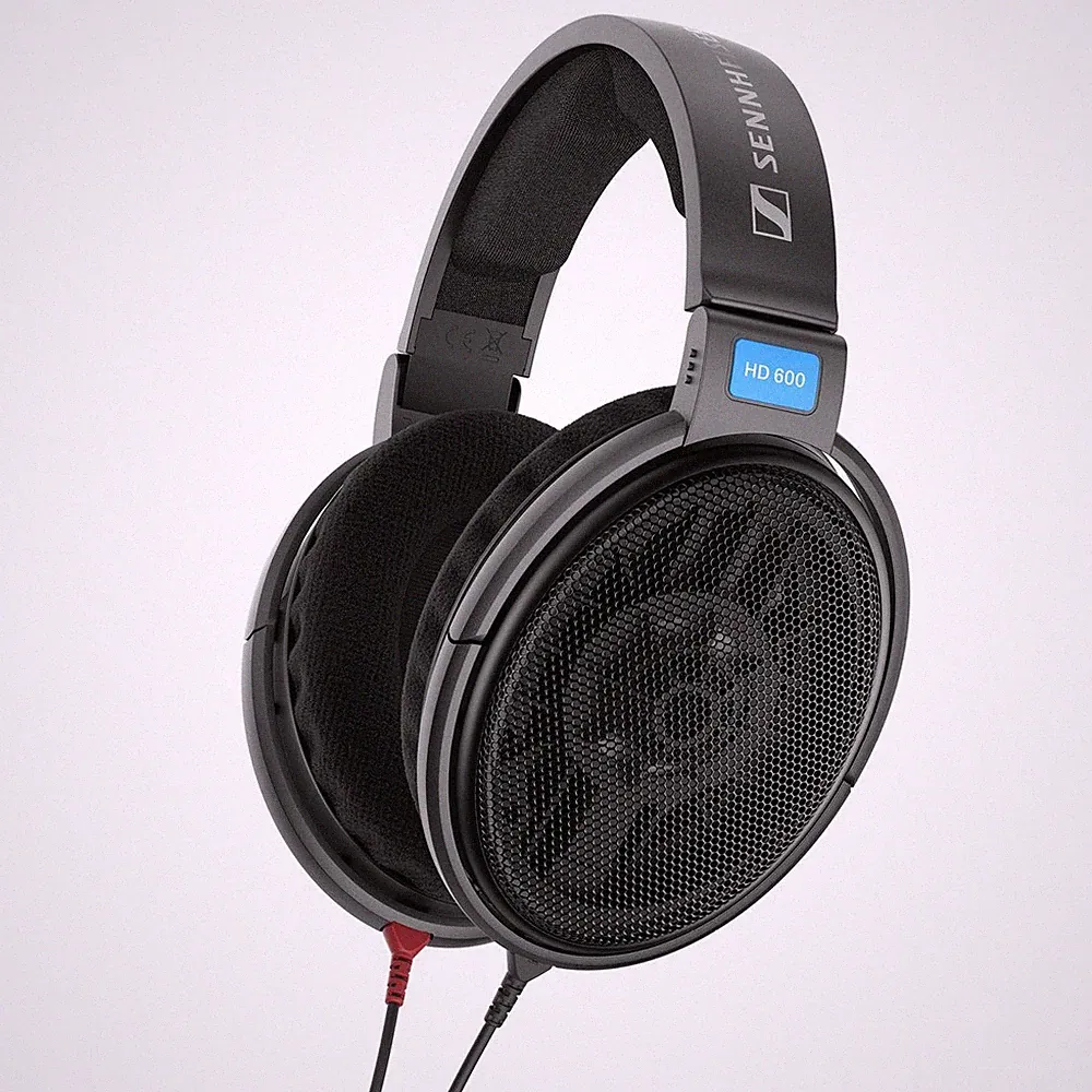 Sennheiser HD 600 Refurbished Over Ear Kopfhörer Kabelgebunden Schwarz Headset