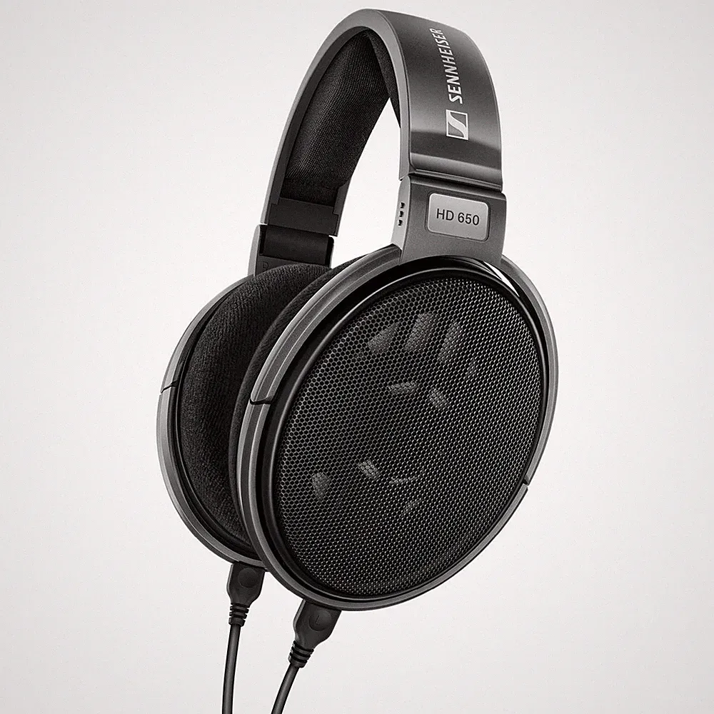 Sennheiser HD 650 Refurbished Over Ear Kopfhörer Kabelgebunden Schwarz Headset