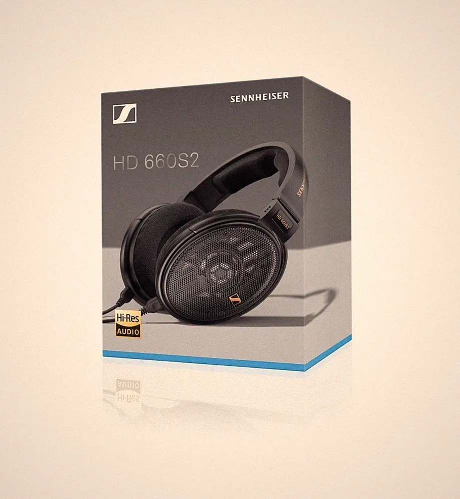 Sennheiser HD 660S2 Over-Ear Kopfhörer Kabelgebunden offenes Design schwarz