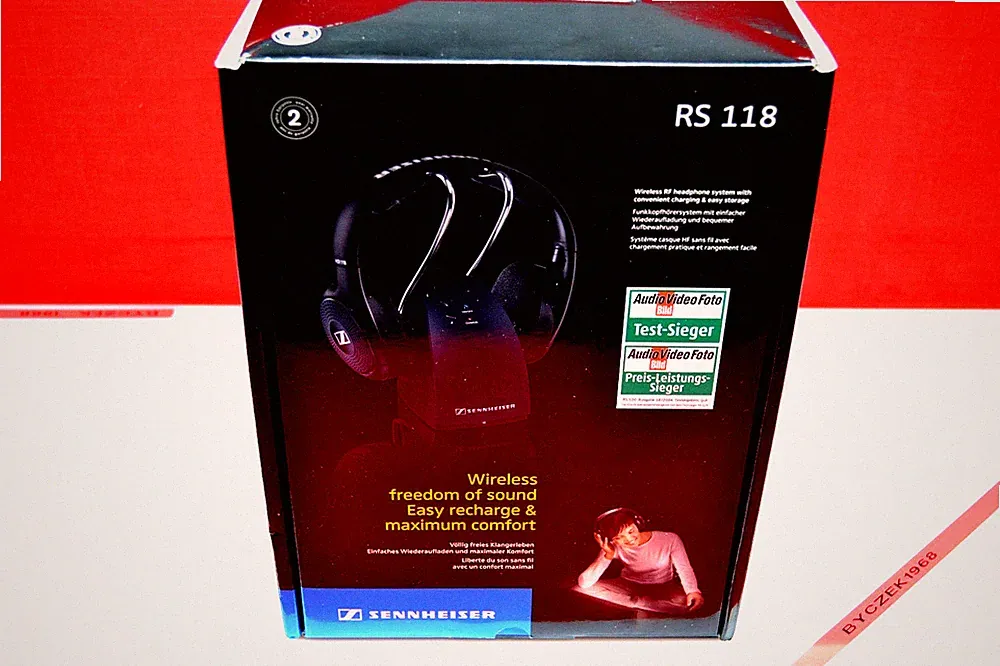 Sennheiser HDR /TR/RS 118- Stereo Funk Kopfhörer mit Zubehör TOP Zustand -OVP .