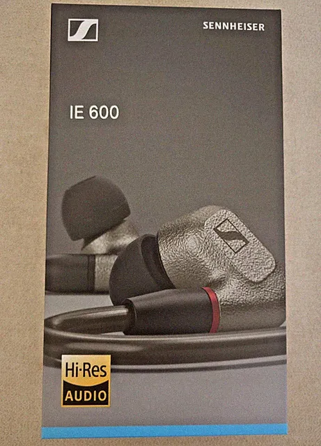 Sennheiser IE 600 Audiophile IEM Metallgehäuse TrueResponse 7mm MMCX 3,5mm 4,4mm