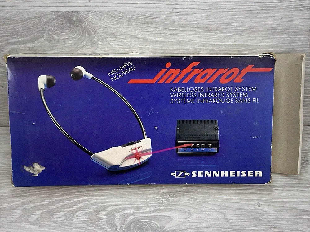 Sennheiser Infrarot E90 Kabellose Kopfhörer InEar System TV Hörverstärker DEFEKT