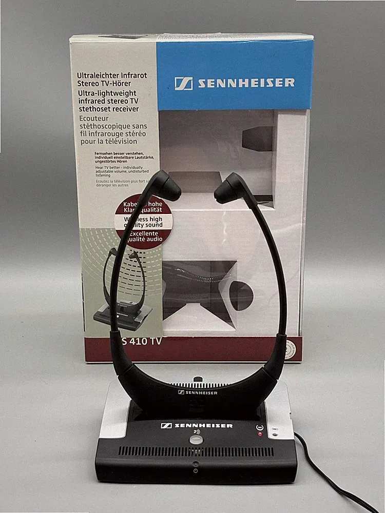 Sennheiser IS 410 TV Infrarot Funk Kopfhörer RI 410 TI 410 OVP Netzteil