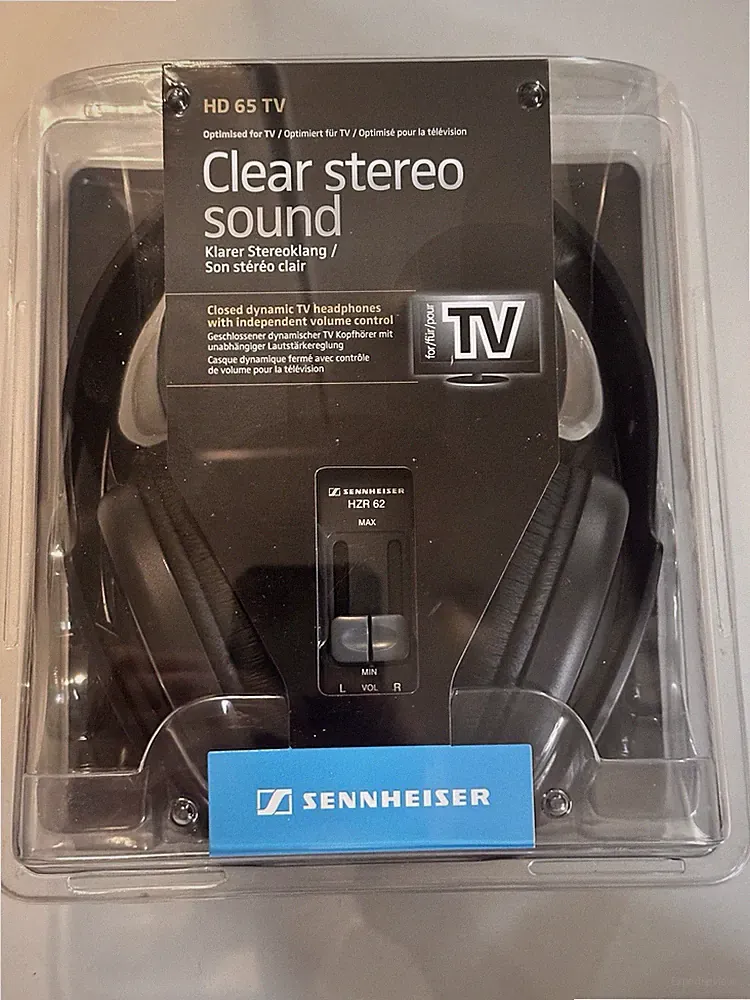 Sennheiser Kopfhörer HD 65 TV Neu OVP verschweißt